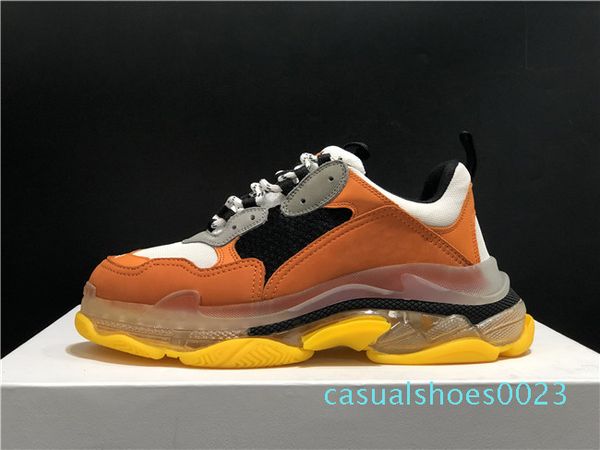 

platform luxury triple s white black mens designer shoes black pink martin cream yellow red womens fashion casual shoes sneakers c23