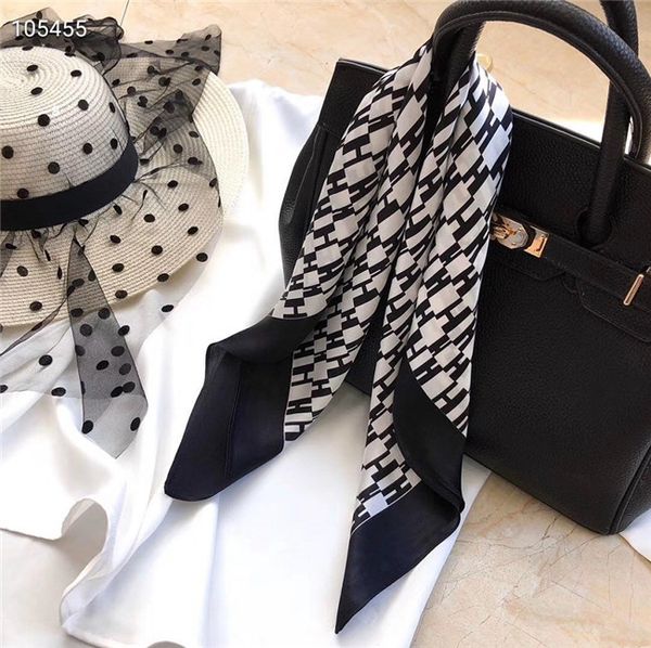 

fashionable female silk scarf shawl lettering leopardhh print feet classic multicolor thin spring and summer shawl wholesale50*50cm, Blue;gray