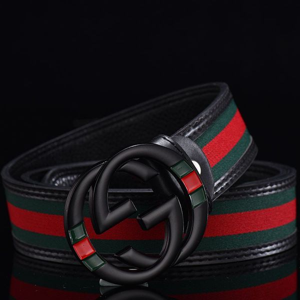 

size 100-125cm men waist belt new mens belts luxury ceinture 2021 buckle genuine leather belts for, Slivery;black