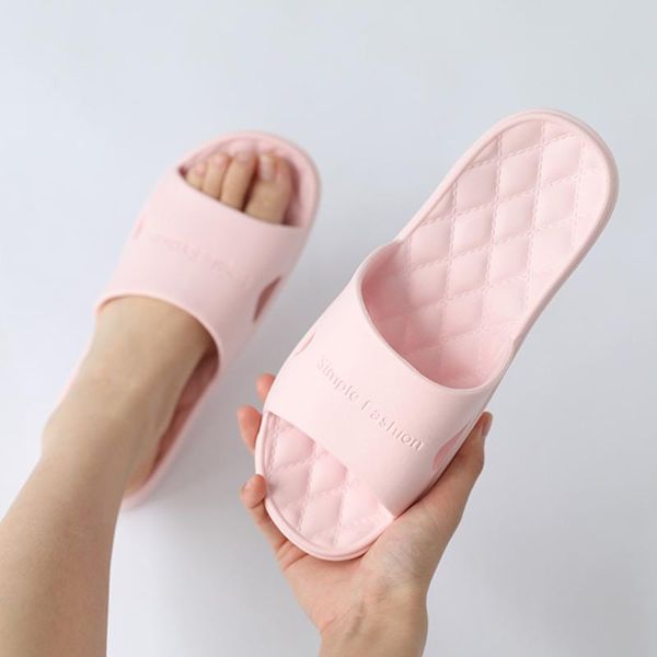 

koovan women's slipper 2020 bathroom shower for women summer soft sole beach casual female indoor home house pool, Black