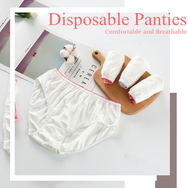 

womens disposable 100% cotton underwear panties seamless no line cheeky bikini panty women underwear brand female intimates, Blue;gray