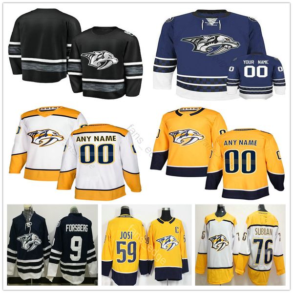 

custom men women kids nashville predators hockey jerseys 95 matt duchene 33 viktor arvidsson 74 juuse saros 15 craig smith 11 brian boyle, Black;red