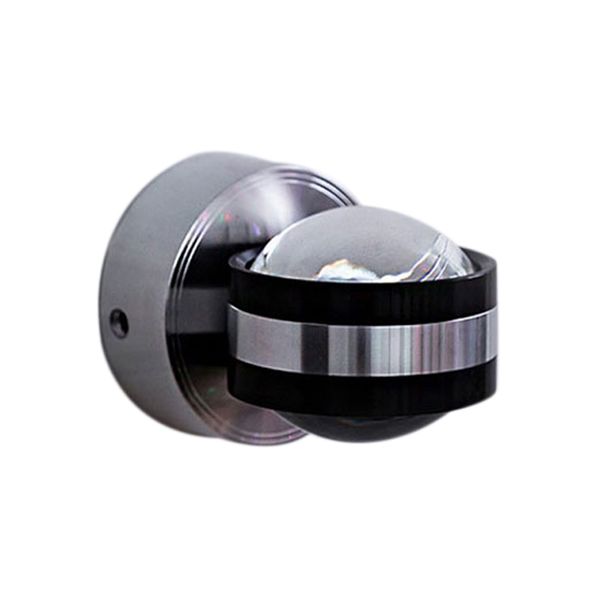 

светодиодный настенный светильник 2w вверх / вниз освещения в помещении двусторонний кристалл алюминиевый светильник стены современная спаль