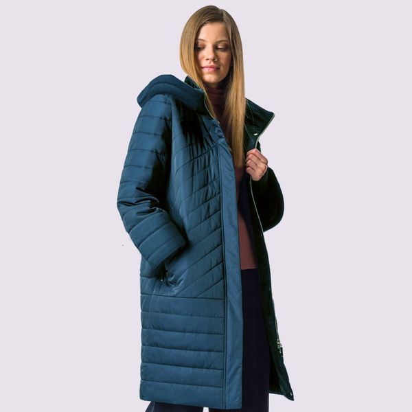 

2019 new spring female restoration parka windproof thin women jas long plus size quilted cato standing collar jackets outer, Black