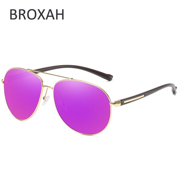 

vintage oval metal polarized sunglasses men 2019 classic pilot driving glasses for men okulary uv400 lunette de soleil homme, White;black