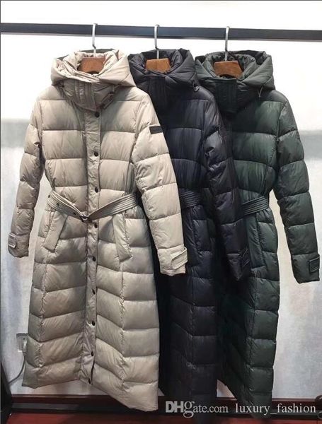 

new claasic! женщина зима теплой x-долго стиль вниз пальто большого качества торговой марка 90% белая утка вниз slim fit толщины вниз пальто, Black