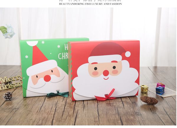 

wholesale christmas gift box carton custom creative gift box large folding christmas, Black