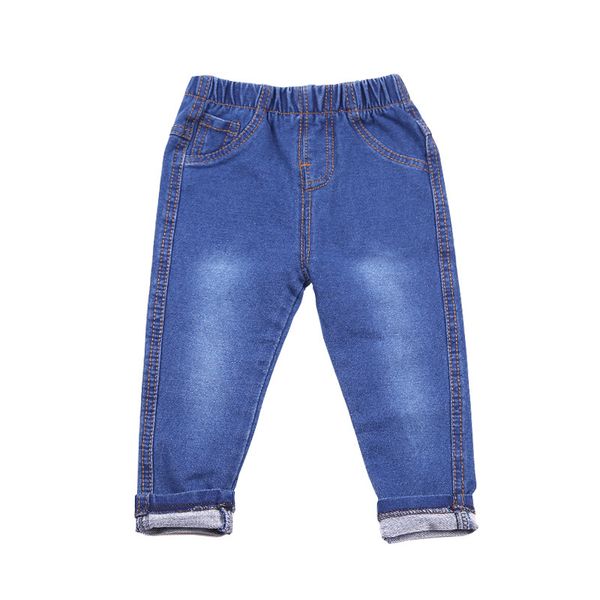 

children jeans baby boys denim trousers girls jeans casual pants for kids clothing spring soft leggings, Blue