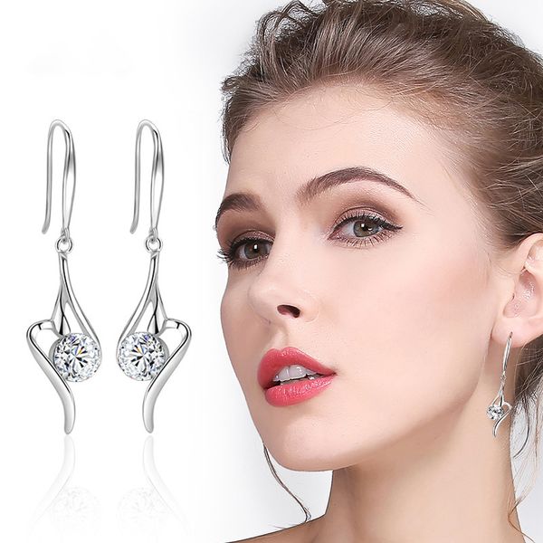 

personality angel temperament ear cuff 925 sterling silver earrings wing jewelry earring fashion accessories
