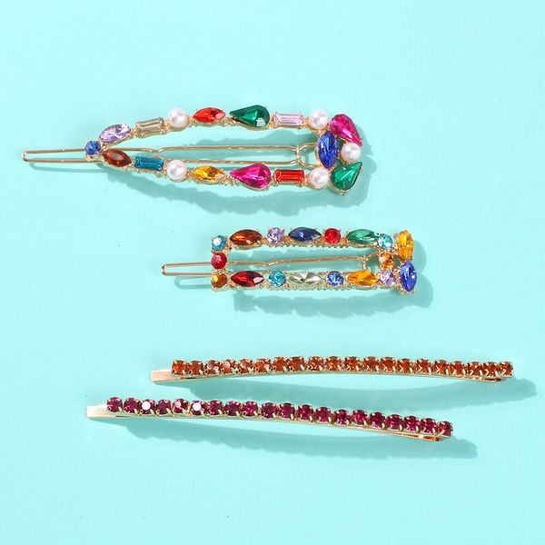 European And Usa Hot Selling Fashion Colorful Crystal Hair