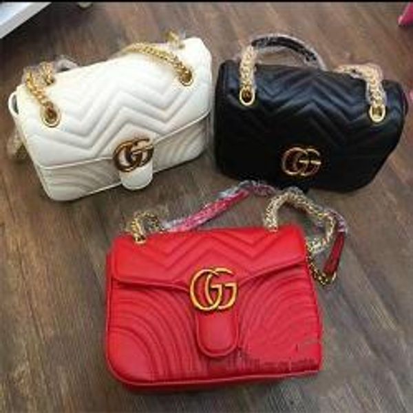 

2018 Hot Sale Fashion Vintage Handbags Women bags Designer Handbags Wallets for Women Leather Chain Bag Crossbody and Shoulder BagsFree Deli