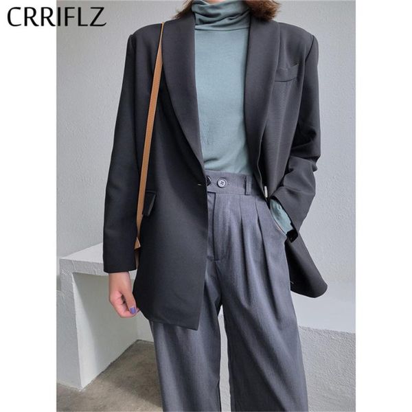 

single button casual notched solid full polyester regular crriflz, White;black