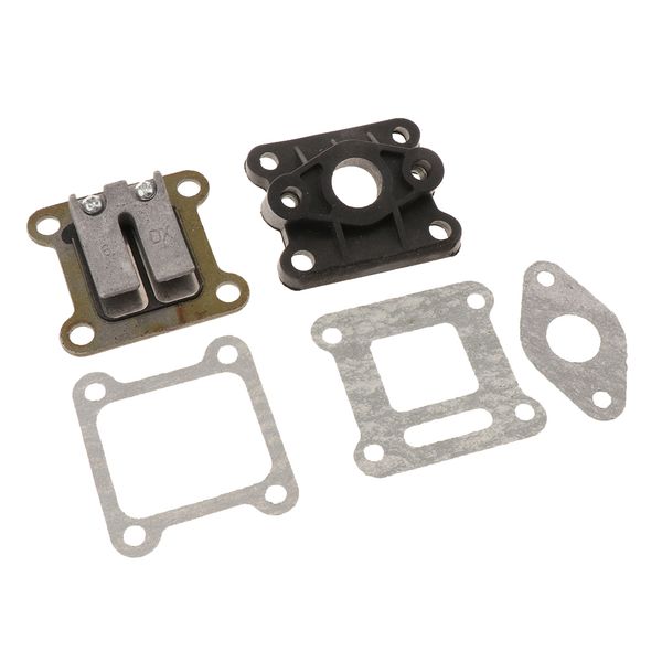 

durable reed valve carb inlet manifold gaskets for 2 stroke 47cc 49cc engine carburetor mini moto kids atv quad dirt bike pocket