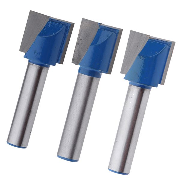 

1 set (3pcs) router cnc engraving woodworking bottom cleaning bit 8mm, strong and sturdy