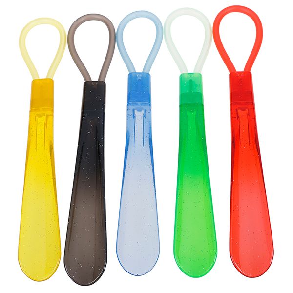 

горячая продажа 1pcs 30см ложка форма напряжения обувь shoehorn пластиковые профессиональные женщины мужчины обувь horn, White;pink