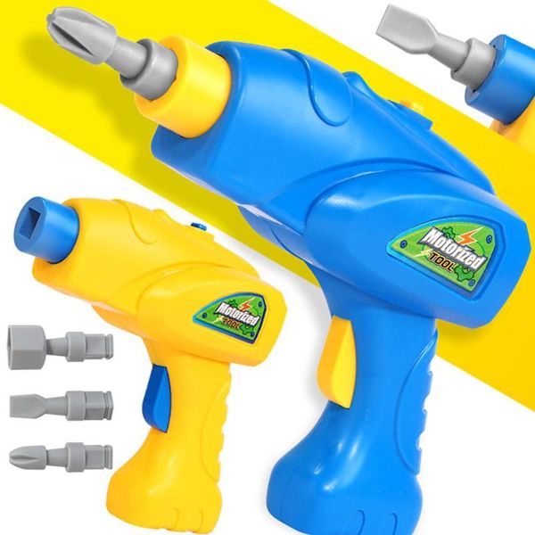 

simulation rotatable electric drill bits puzzle tool model pretend play kids toy