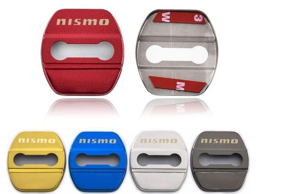 

for nissan nismo stainless steel car door lock protective cover case auto accessories car styling