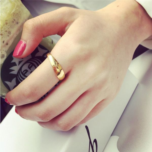 

european currencies vietnam alluvial gold jewelry korean jewelry opening index finger fox brave ring smooth ring womens wholesale, Silver