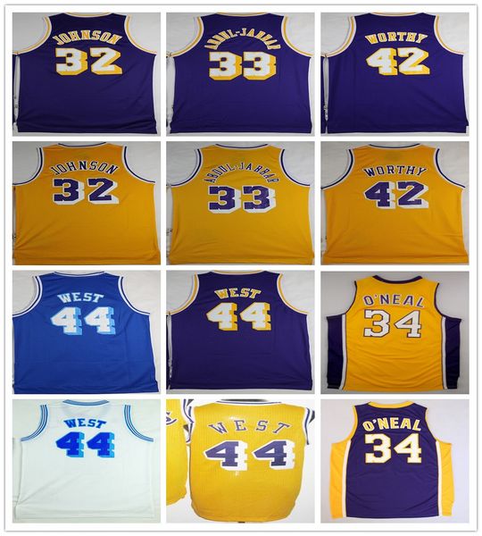 

Stitched college ba ketball magic 32 john on jer ey kareem 33 abdul jabbar jame 42 worthy jerry 44 we t haquille 34 oneal o neal jer ey