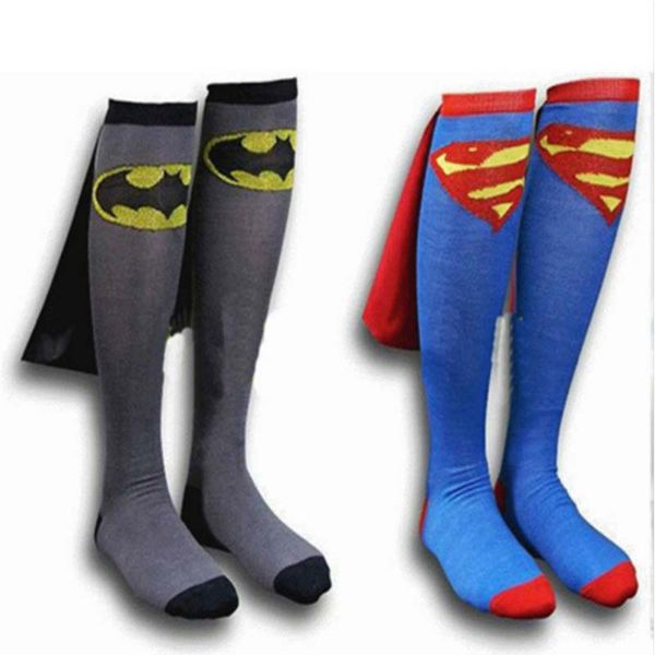 

usa fashion cartoon anime socks men long socks happy art funky crazy cool man funny, Black