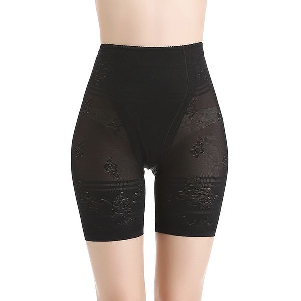 

women's 5xl plus size ladies' cotton tummy control body shaper butt lifter thin briefs underwear tucker, Black;white