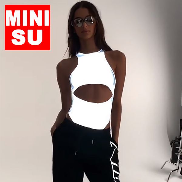 

2019 flash reflective women bikini swimsuit female swimming high waist bikini thong outdoor swim suit