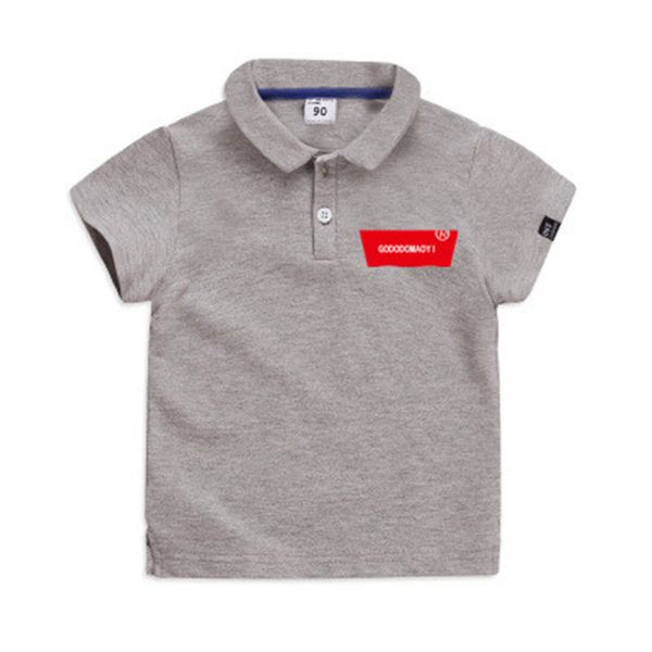 

gododomaoyi 2020 summer new arrival boys shirt short sleeve boys clothes kids polo size 2-6y children clothing boys brand, Blue