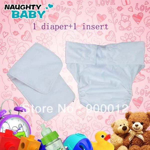 

3 colors waterproof cloth diaper nappy nappies double snaps diapers 10 sets (1pcs nappy+1pc 4 layers insert