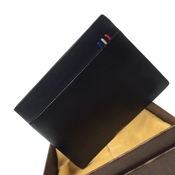 

a + quality new designer fashion luxury fashion brand leather wallet classic brand men's or women's designer wallet black wallet g, Red;black