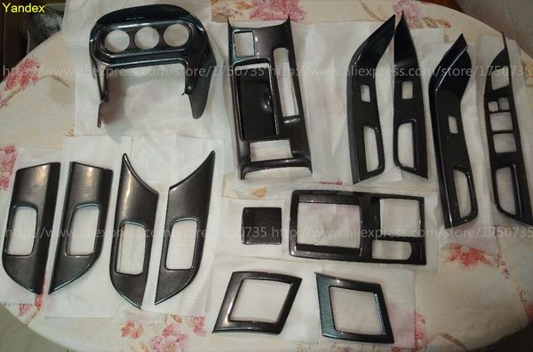 

yandex carbon fiber style interior car modified carbon fiber modified car interior personality for mitsubishi lancer 10-12