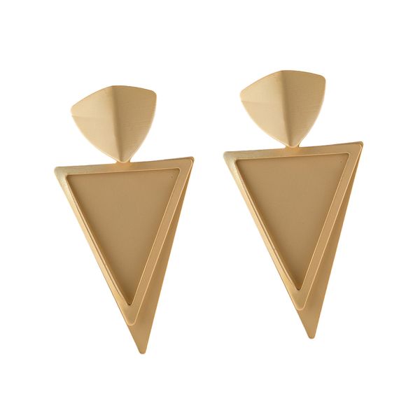 

fashion ladies large dangle earrings hollow drop stud earrings party jewelry, Golden