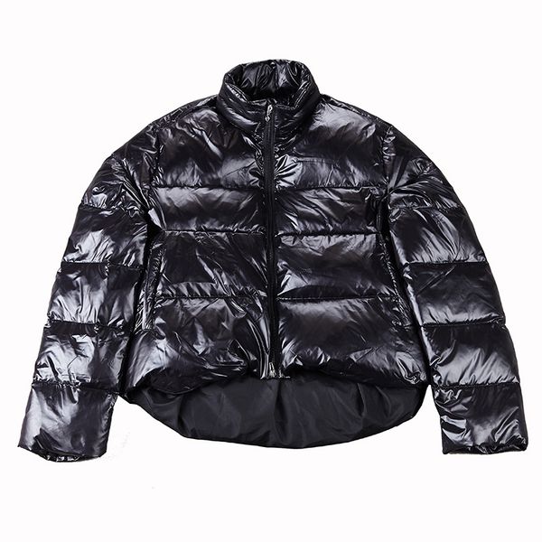 

men winter down jacket men fashion thick warm short slim hooded parkas fur white duck down coats casual outdoor abrigo hombre, Black