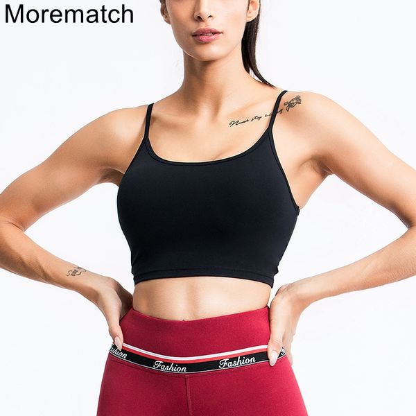 

morematch sport black yoga vest sleeveless fitness gym crop quicky drying yoga workout for women running, White;red