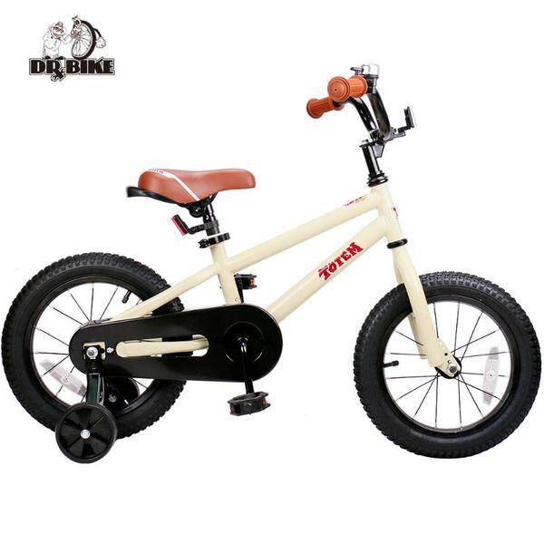 

bikes 12 14 16 inch kids bike totem diy beige steel sticker bicycle with detachable training wheels and bell