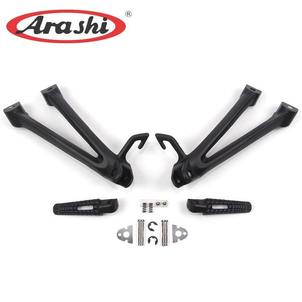 

arashi motorcycle rear foot pegs footrests pedals for gsxr600 2006 2007 gsx r gsx-r gsxr 600 passenger foot rest bracket