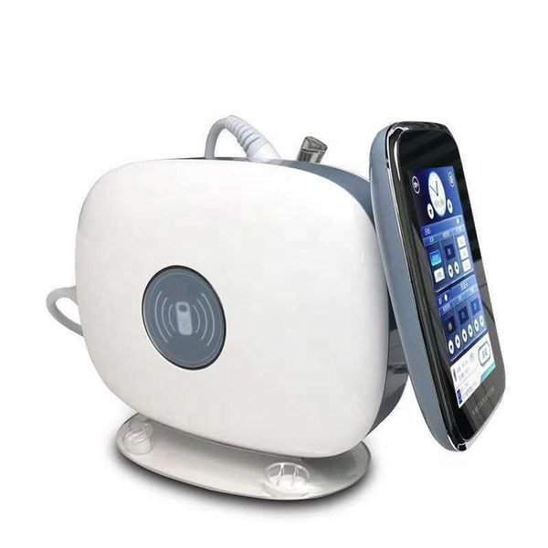 

new ems microneedle rf machine no needle meso mesotherapy gun injector face lifting anti aging salon beauty machine, Black;white