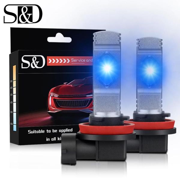 

ice blue 8000k h11 led h8 hb4 9006 9005 hb3 car led bulbs wireless turbo fog lamp auto driving running lamp 12v new chips
