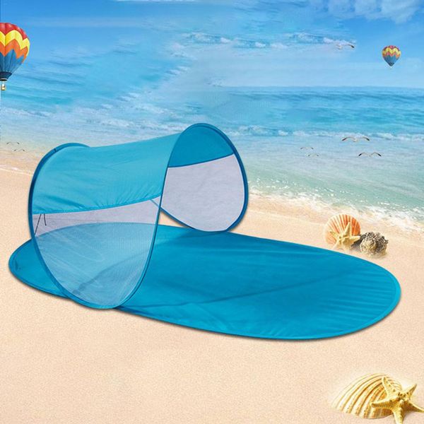 

new sun shelter foldable tent waterproof single tent awning sunshade canopy for summer beach hiking camping travel portable