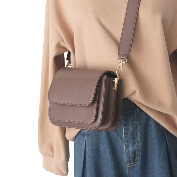 

women pu leather shoulder bags fashion vintage female crossbody messenger bag casual simple girls shoulder bags