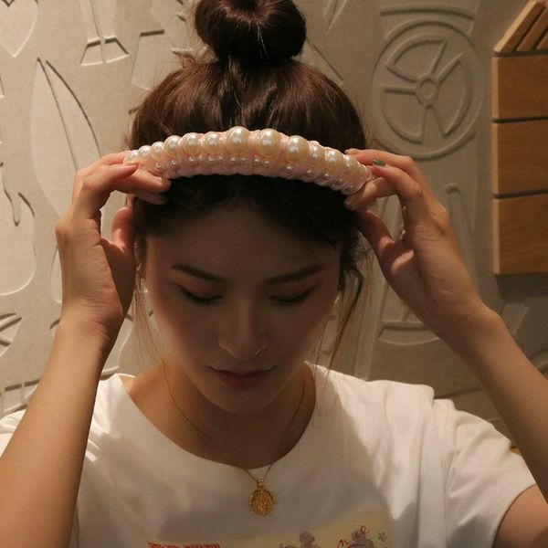 

hair cutting girl style with headbands pearl lady temperament hairband cute hair bands alice band cerchietto aliceband lhwqg, Black;brown