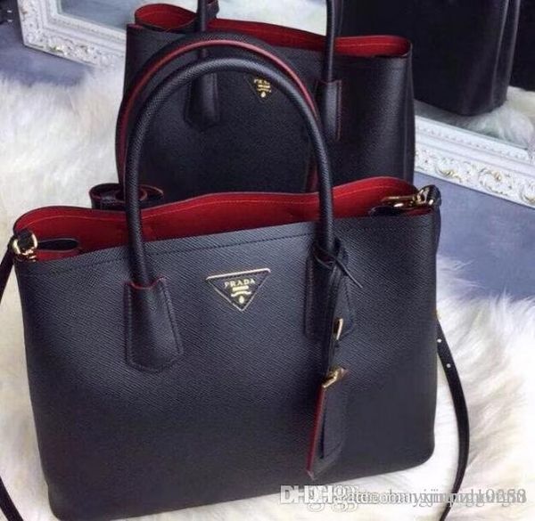 

wholesale- fashion brand designers women handbag genuine leather shoulder bags handle saffiano bag lady totes messenger bag