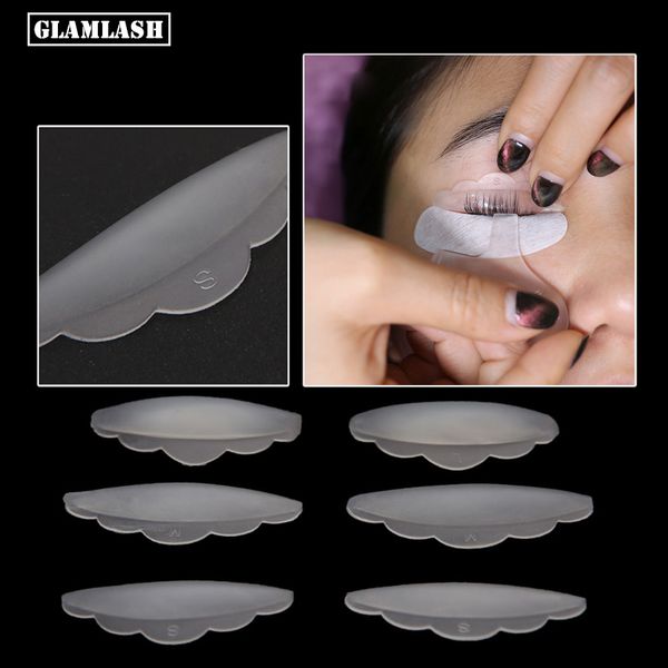

glamlash 6pcs eye lash lifting silicon pads set eyelash extension lift perm pads kit eyelash lift lifting curlers curl silicone