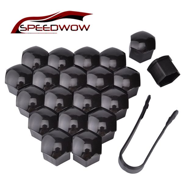

speedwow 21 mm car wheel nuts covers 20pcs wheel screw bolts nut caps tyre hub covers auto hub screw protector