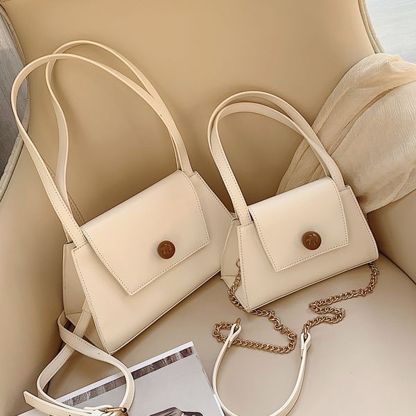 

маленькая женская сумка 2020 новый стиль мода простой текстурированный плечевой мешок женский западный стиль универсальное плечо