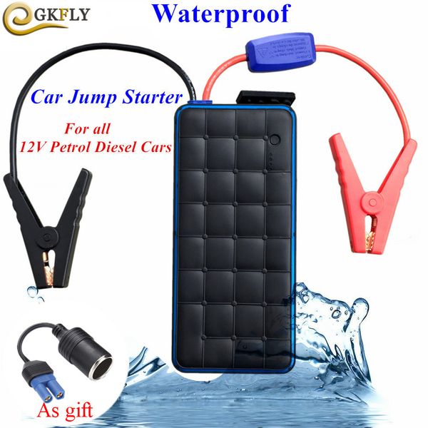

ip65 waterproof 28000mah 12v car jump starter power bank 1000a portable starting device car charger for petrol 8.0l diesel 6.0l