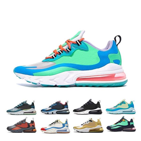 

react men running shoes bauhaus optical anthracite phantom triple black hyper jade deap royal women men athletic sports sneakers 36-45, White;red