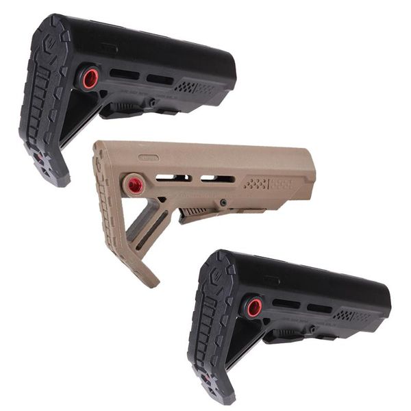 

2020 new drop-in replacement stock tactical impact resistant buttstock for ar15/m16 mil spec buffer tube qd sling mounting toys