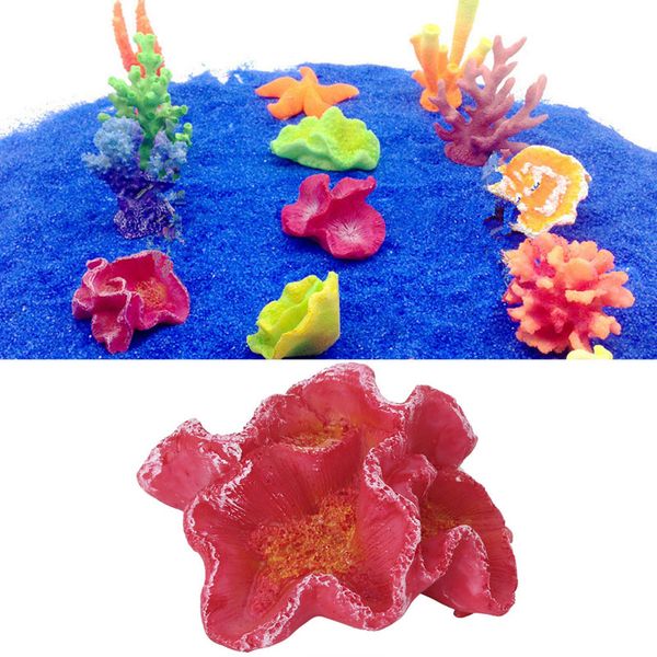 

красочный аквариум fish tank искусственная смола коралл crafts украшение подводный орнамент