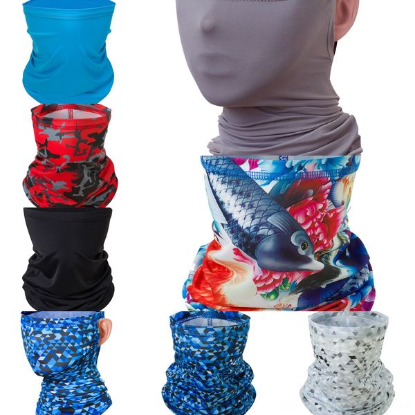 

w4yvy magic seamless skeleton towel mask scarf motorcycle seamless magic face neck multi-function bicycle hunting outdoor face mask, Black