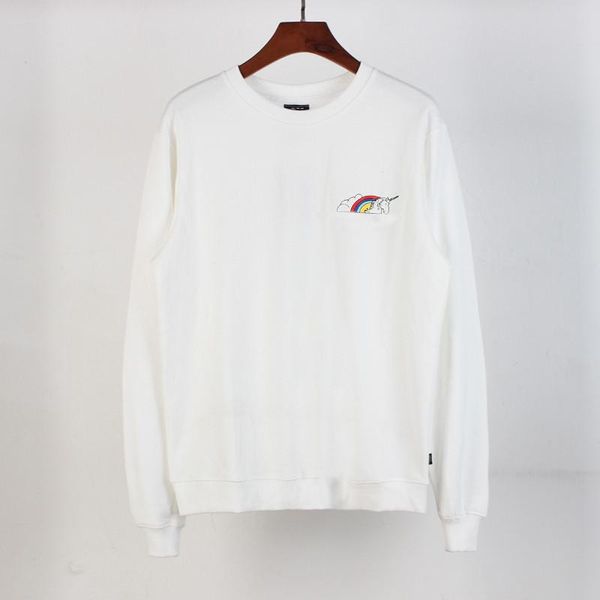 

роскошная мужская толстовка unicorn распечатать casual cotton hole hoodie тавра способа мужские фуфайки женщин 4 цвета, Black